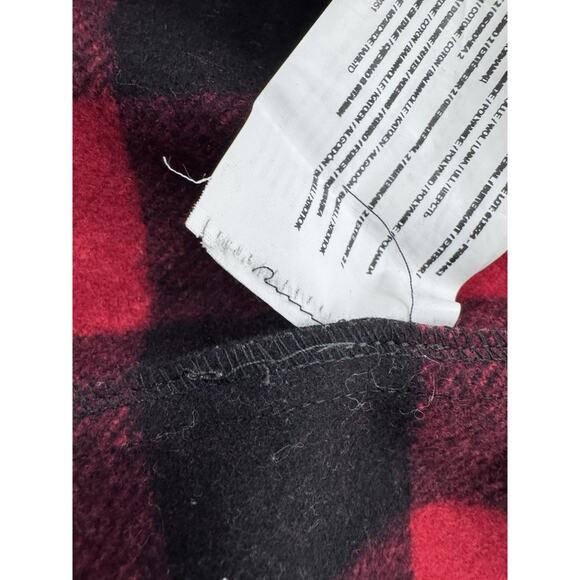 Woolrich Alaskan Melton Wool Overshirt Flannel Men’s Sz L Buffalo Plaid Shacket - Picture 13 of 16